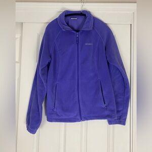 Columbia purple Full Zip fleece